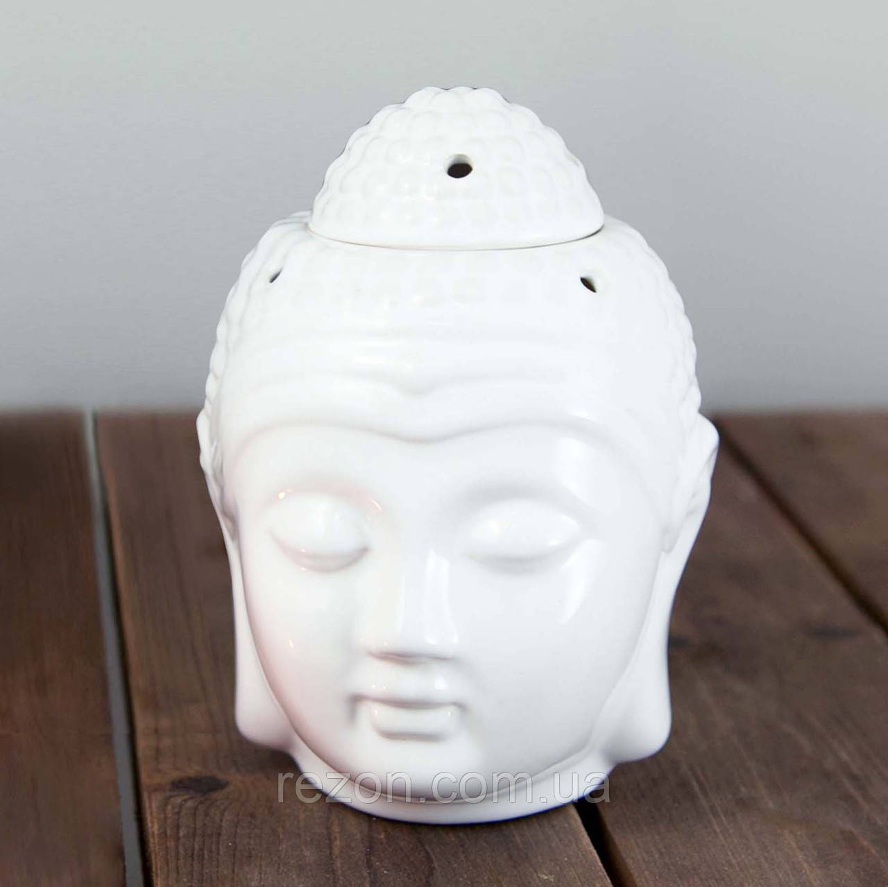 Аромалампа керамічна "Будда" Білий  Rezon D022