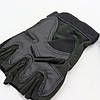 Тактичні рукавички з посиленим протектором і відкритими пальцями, Чорний, L / Безпальні рукавички, фото 8