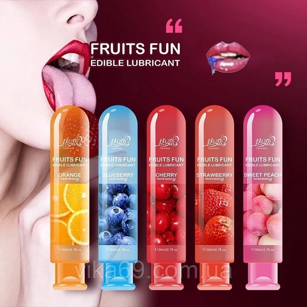 Змазка-лубінікант FRUITS FUN 80 mg., фото 1