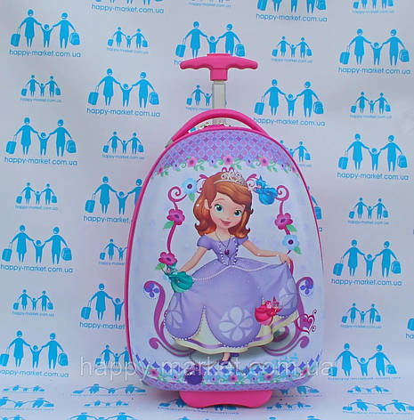 Валіза No 16-JDX-79-1/3002-SF/1920/016-4 дитяча на 2 коліщатках (каркас) Софія, фото 1