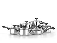 Набор посуды 12 предметов нержавеющая сталь 172101