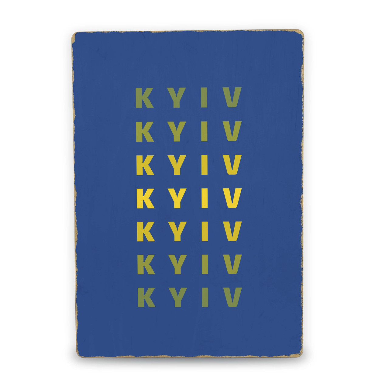 Дерев'яний Постер Kyiv