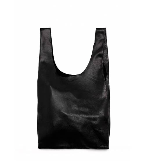 Жіноча шкіряна сумка POOLPARTY LEATHER TOTE чорна, фото 1