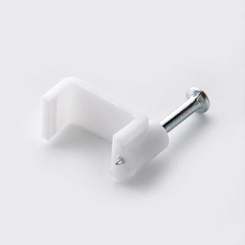 Кабельна клiпса плоска  7 х 7,5 мм (100 шт/уп)