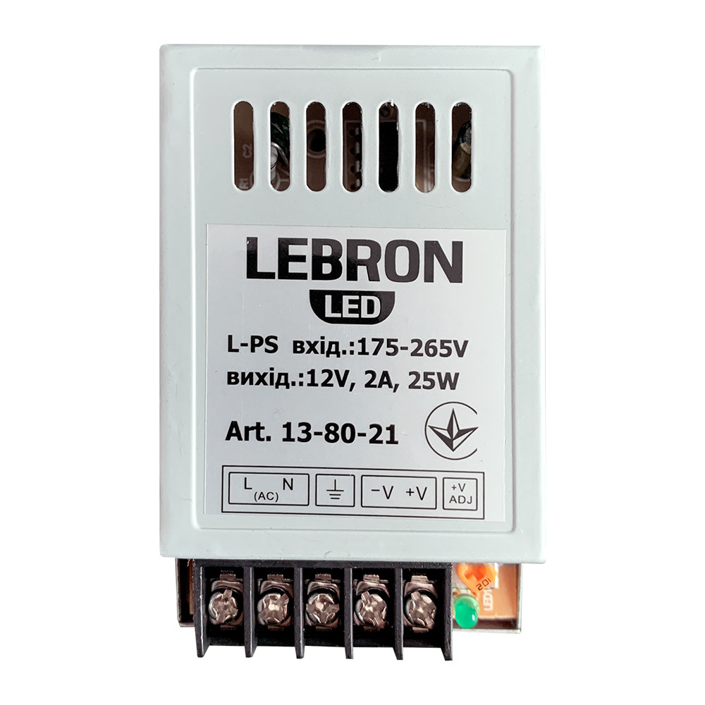 Блок живлення LEBRON L-PS, 12V, 3A, 36W