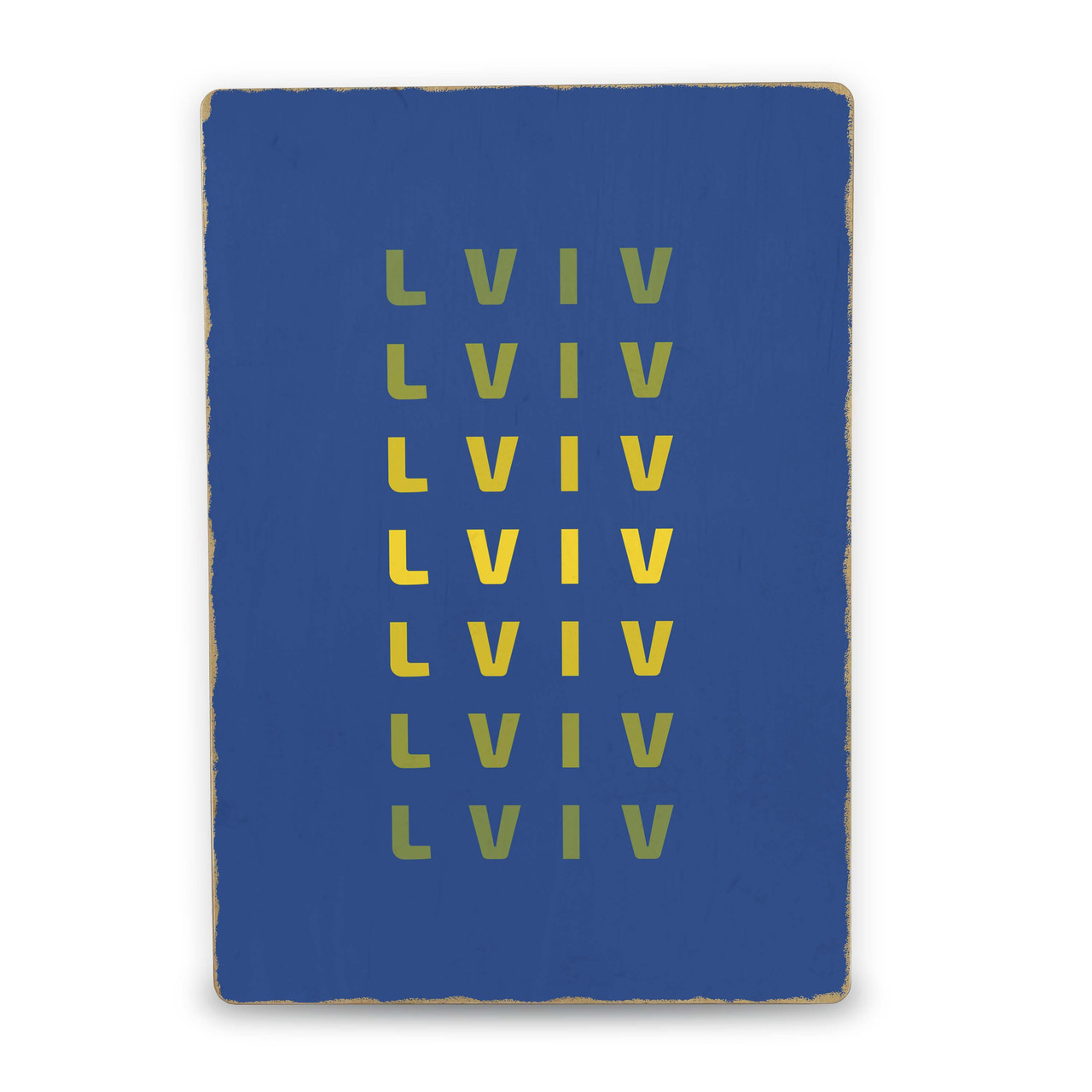Дерев'яний Постер Lviv