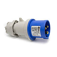 Вилка силова 16А/3 (2Р+РЕ) IP44, TP електричний (3120-301-0901)