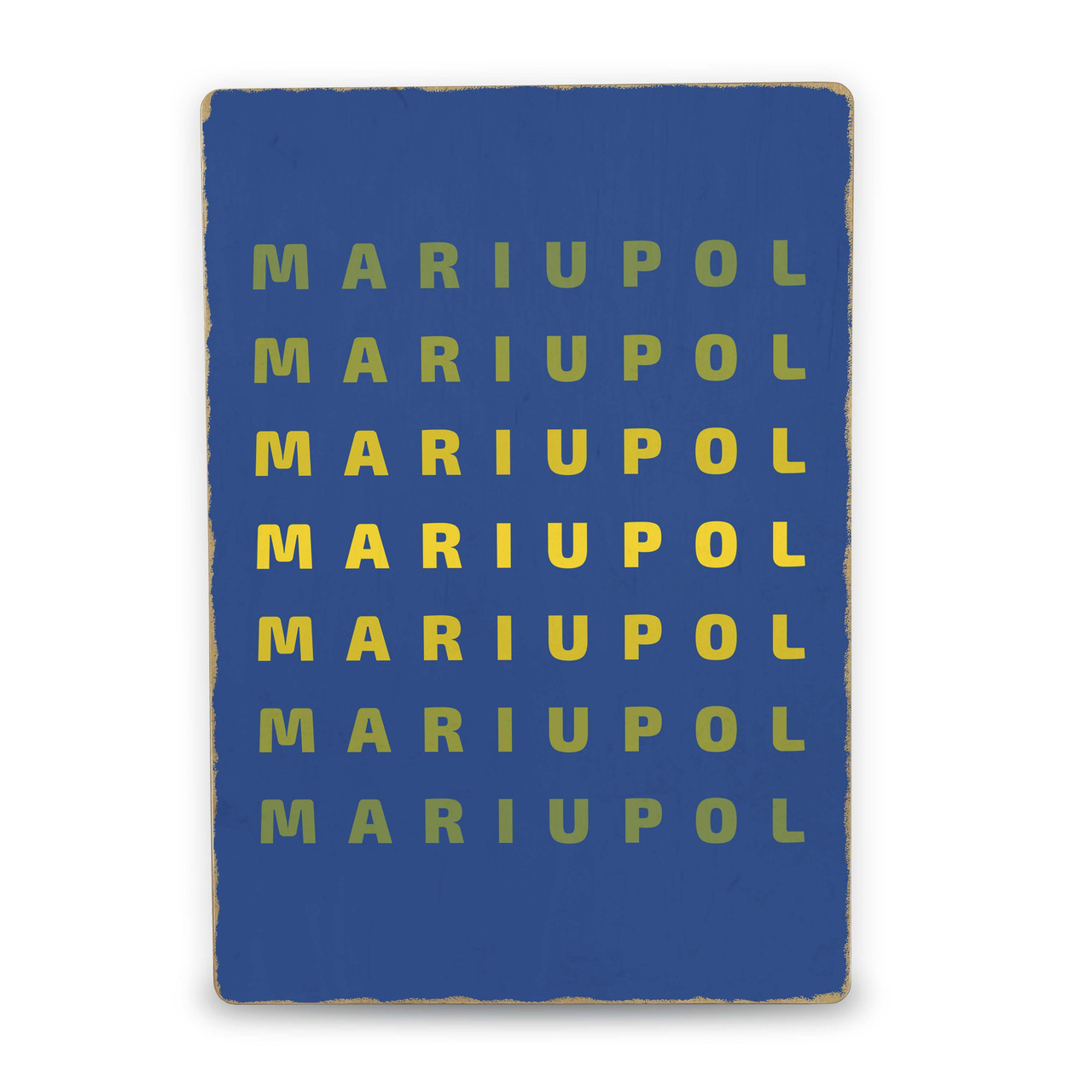 Дерев'яний Постер Mariupol