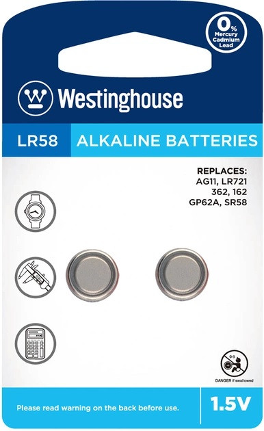 Бататарейка Westinghouse AG11, LR58 бл.2/48