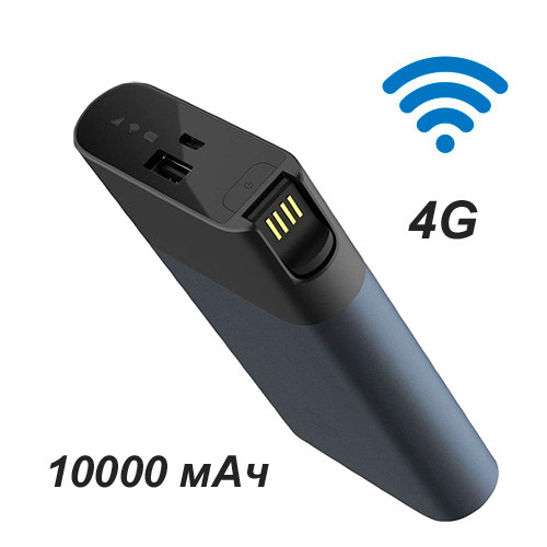 Мобільний Wi-Fi роутер 3G 4G + Power Bank 10000мАч Xiaomi ZMI MF885, фото 1