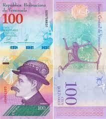 Венесуела 100 болівар 2018 прес UNC