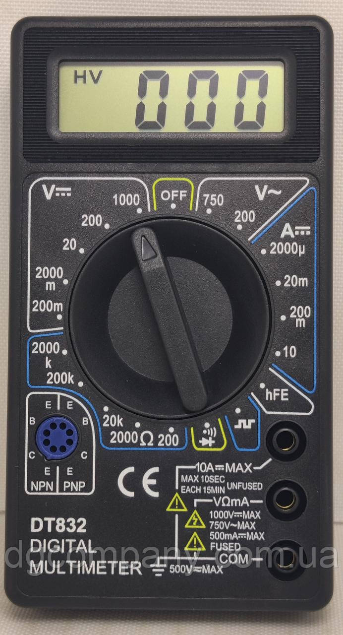 Цифровий мультиметр DT 832