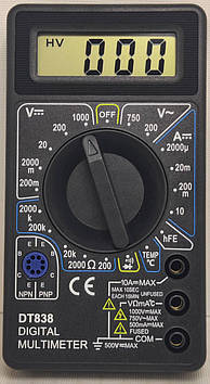Цифровий мультиметр DT 838 з вимірюванням температури