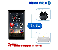MP3 MP4 плеєр Ruizu H1 4.0" Bluetooth Hi-Fi 32Gb із зовнішнім динаміком, фото 5