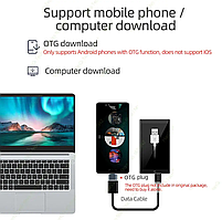MP3 MP4 плеєр Ruizu H1 4.0" Bluetooth Hi-Fi 32Gb із зовнішнім динаміком, фото 3