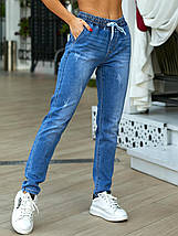 Неймовірні жіночі джинси, тканина "Джинс"  розмір 42, фото 4