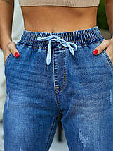 Неймовірні жіночі джинси, тканина "Джинс"  розмір 42, фото 5