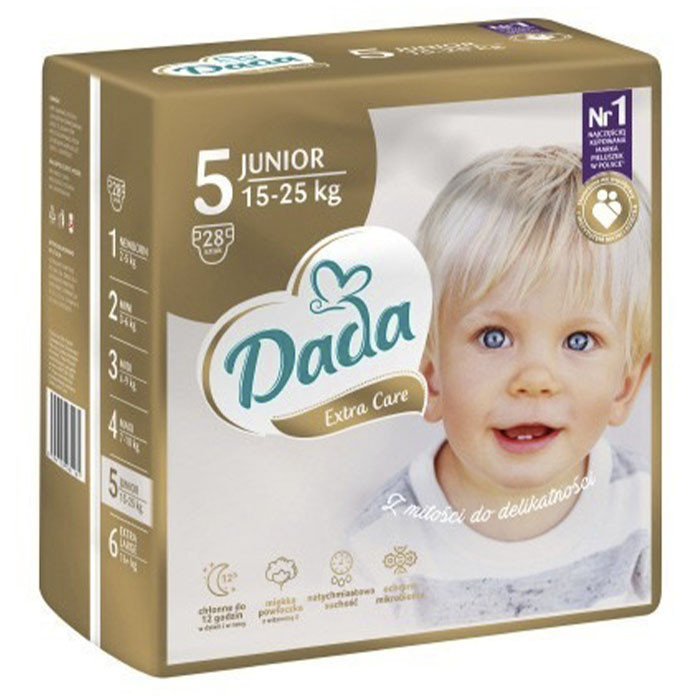 Підгузки Dada Extra Cаre 5 дитячі 15-25 кг 28 шт
