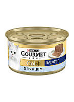 Упаковка влажного корма Purina Gourmet Gold для кошек с тунцом (паштет) 85 г x 24 шт