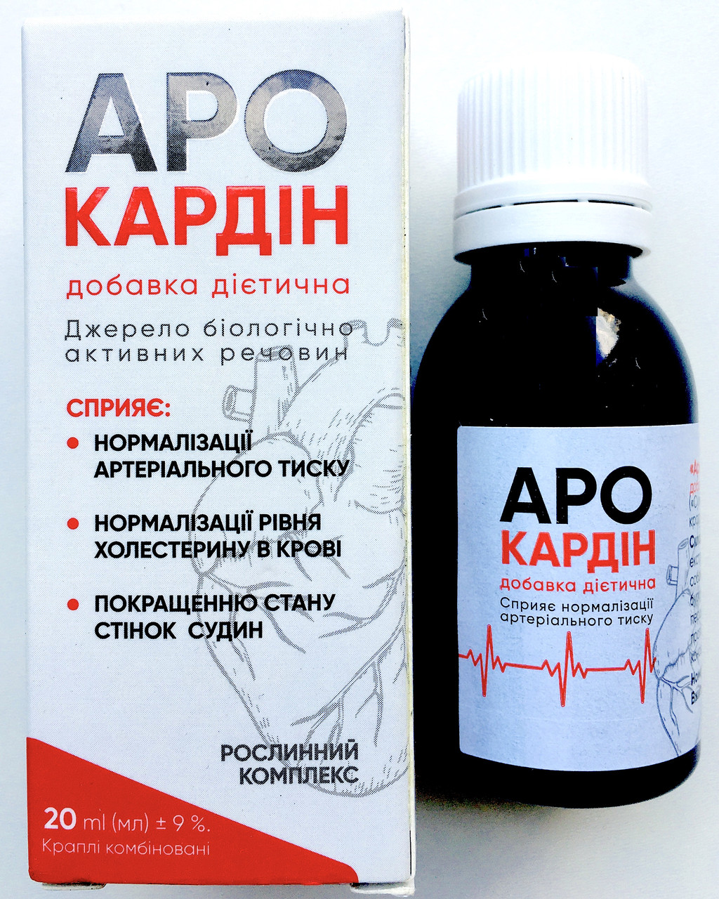 Аро Кардін краплі для нормалізації тиску