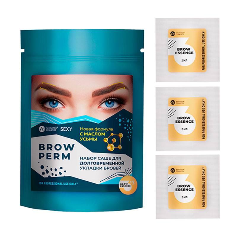 Набір складів №3 Brow Essence Innovator Innovator Cosmetics для довготривалого укладання брів
