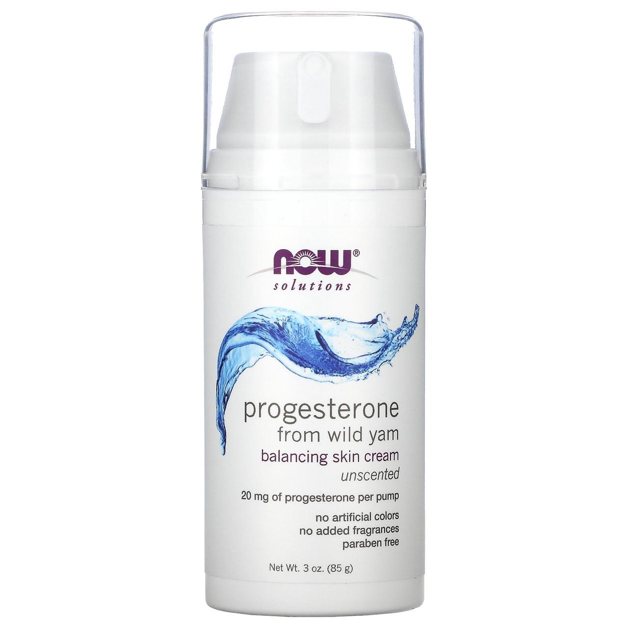 Прогестерон крем Now Progesterone Cream 85g