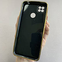 Чохол для Xiaomi Redmi 9С глянцевий із золотою окантовкою чохол на телефон сяомі редмі 9с чорний h7y, фото 3