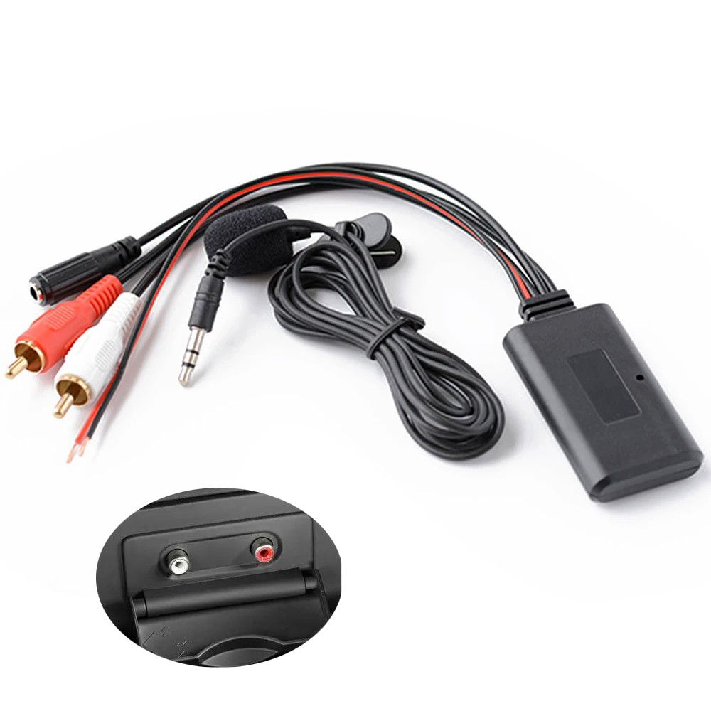 Bluetooth+hands free адаптер 2RCA для магнітоли Renault Рeugeot Mercedes [BT v.5.0]