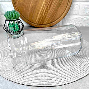 Фігурна скляна ваза 20 см для квітів TRENDGLASS JANNA, фото 4