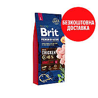 Brit Premium Adult L (Брит Премиум Эдалт Ладж) для взрослых собак крупных пород 8 кг