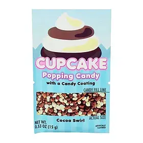 Стріляючий цукор Popping Candy Cupcake Cocoa Swirl 15g