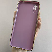 Чохол для Xiaomi Redmi 9A глянцевий із золотою окантовкою чохол на телефон сяомі редмі 9а чорничний h7y, фото 3