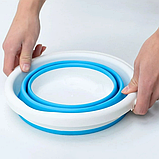 Похідна ультразвукова портативна міні пральна машинка Turbine Wash Ultrasonic, машина від USB та повербанка+ відро 10л, фото 6