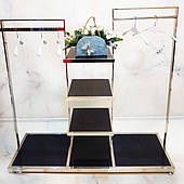 Стійки вішалки хромовані