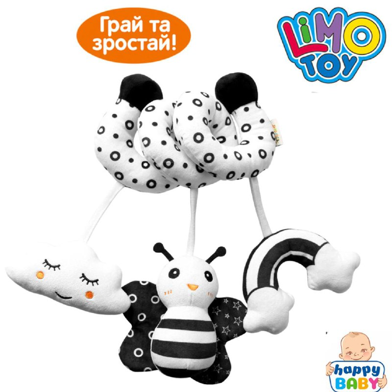 Розвиваюча іграшка спіраль LimoToy RAT4 Метелик