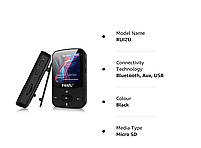 MP3 плеєр Ruizu X52 Bluetooth Hi-Fi 16Gb з кліпсою, фото 4