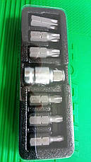 Haбіp біт 10мм TORX T25-T55 7oд. GAAT0705 TOPTUL, фото 3