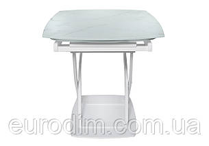 Стол обеденный DAOSUN DT 8106 белый мрамор, фото 2