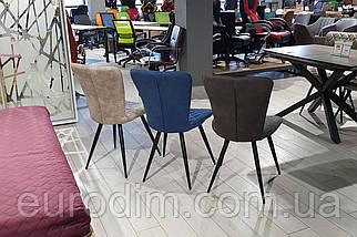 Стул кухонный синий ткань DAOSUN DC 9550 KD, фото 5