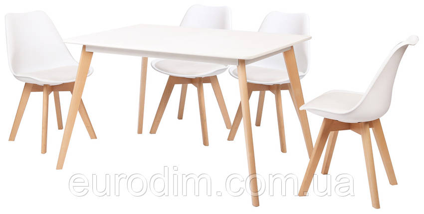 Стул DAOSUN IPC 8017 белый, фото 3