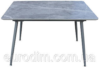 Стол обеденный раскладной керамика из МДФ серый DAOSUN DT 859 new, фото 2