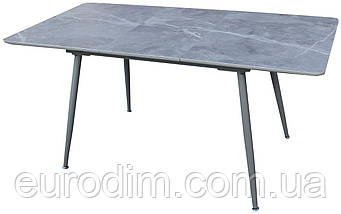 Стол обеденный раскладной керамика из МДФ серый DAOSUN DT 859 new, фото 5