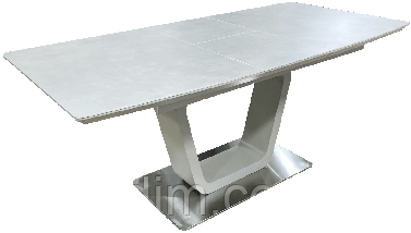 Стол обеденный раскладной керамика из МДФ шампань DAOSUN DT 8108 new, фото 4