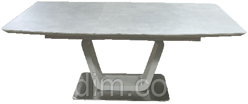 Стол обеденный раскладной керамика из МДФ шампань DAOSUN DT 8108 new, фото 5