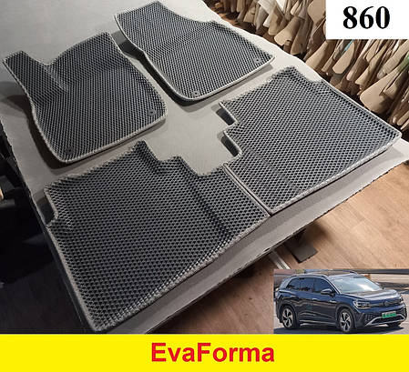 3D килимки EvaForma на Volkswagen ID.6 '21-, 3D килимки EVA, фото 1