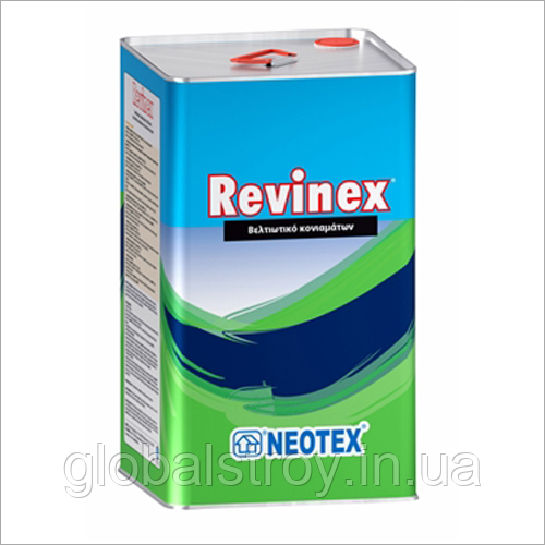 Латексна домішка еластифікатор для будівельних розчинів Neotex Revinex 18 кг