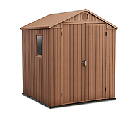 Садовый домик пластиковый Keter Darwin 6x6 Brown