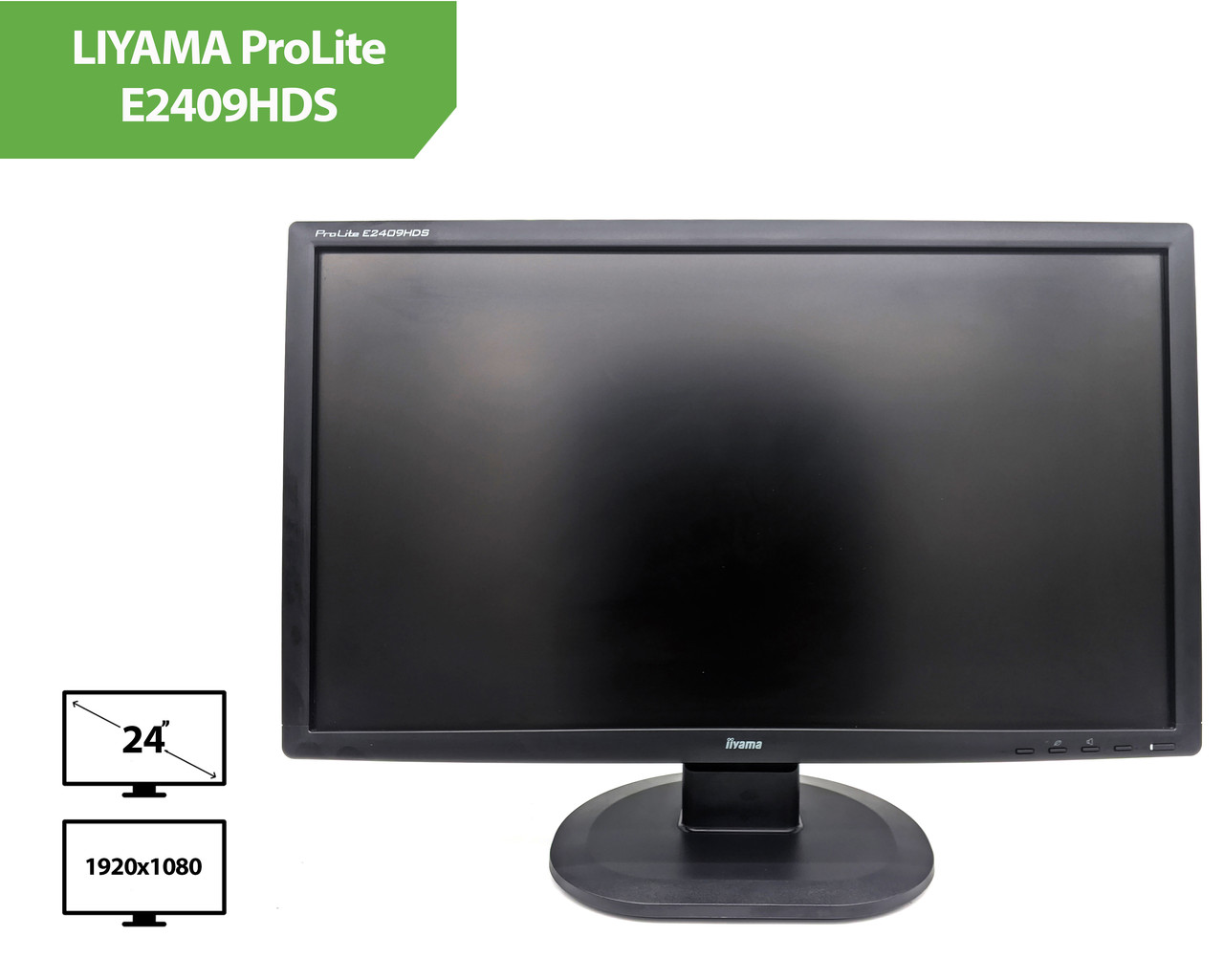Монітор Iiyama E2409HDS-B1 (24" / 1920 х 1080 / TN+film )