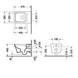 Унітаз підвісний Duravit P3 Comforts Rimless, фото 3