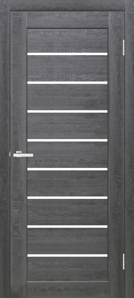 Двері міжкімнатні Doors Smart C018 Дуб магма (зі склом сатин), фото 1